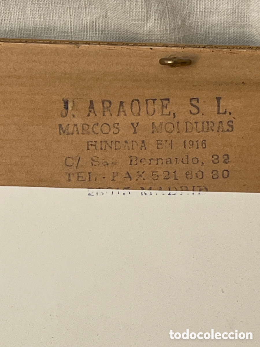 Antig&uuml;edades: SAN JOS&Eacute;, LAMINA ENMARCADA - Foto 4