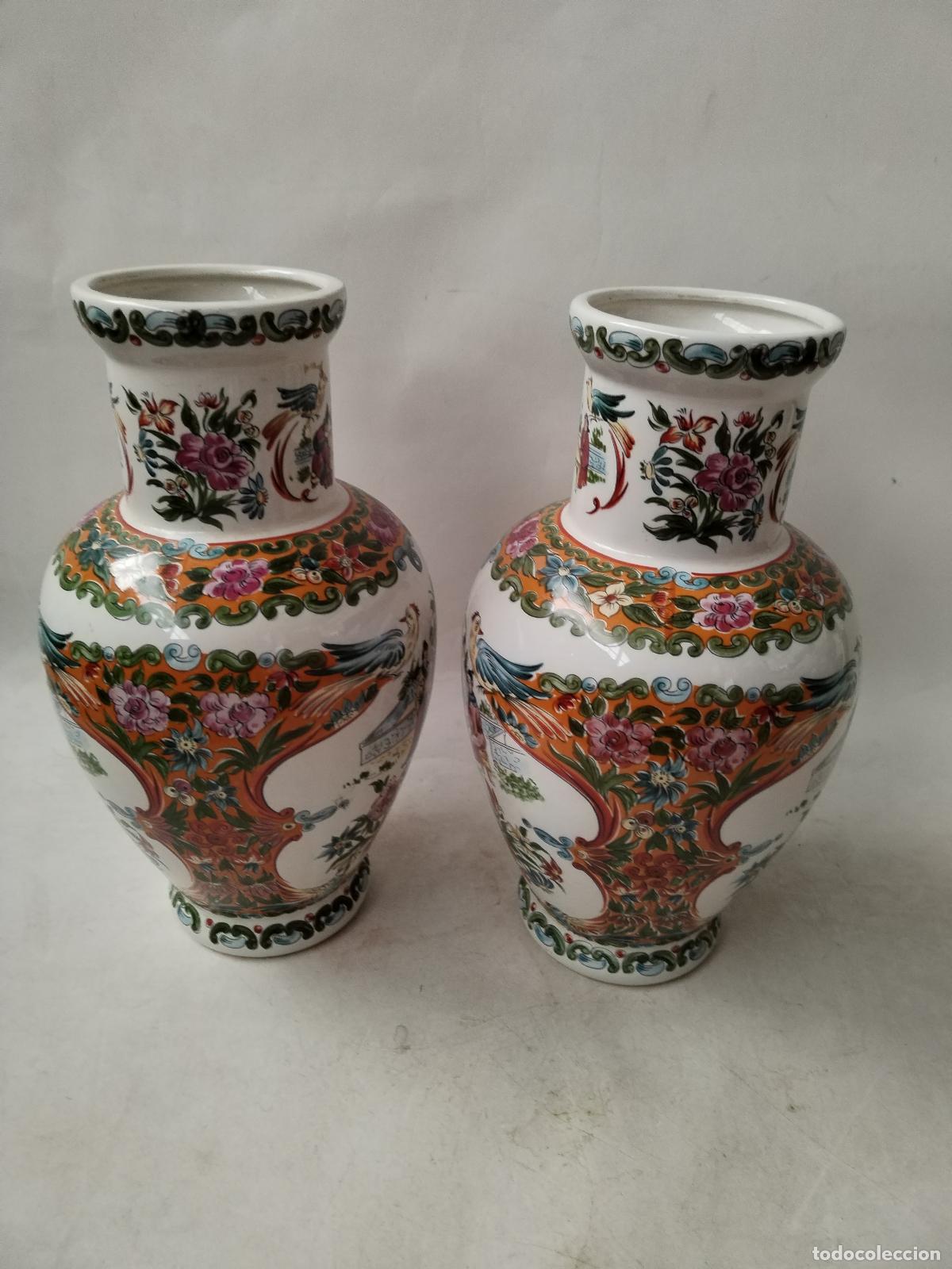 Antig&uuml;edades: pareja de jarrones chinos - Foto 4