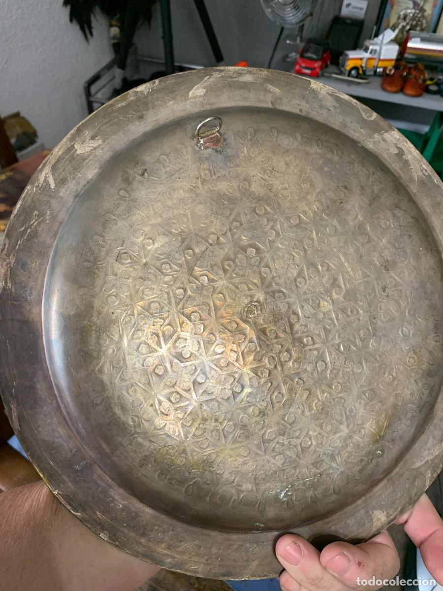 Antig&uuml;edades: plato bronce y cobre arabe - Foto 2
