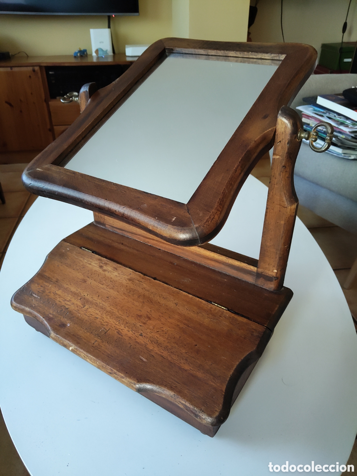 Antig&uuml;edades: Joyero antiguo de madera - Foto 3