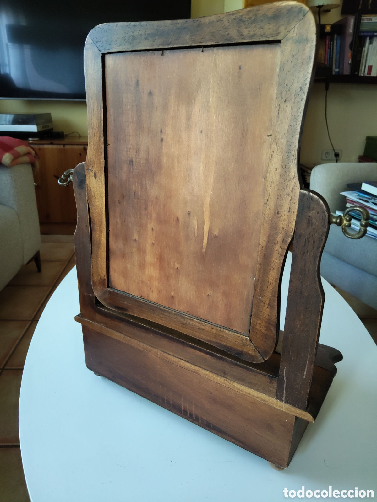 Antig&uuml;edades: Joyero antiguo de madera - Foto 4