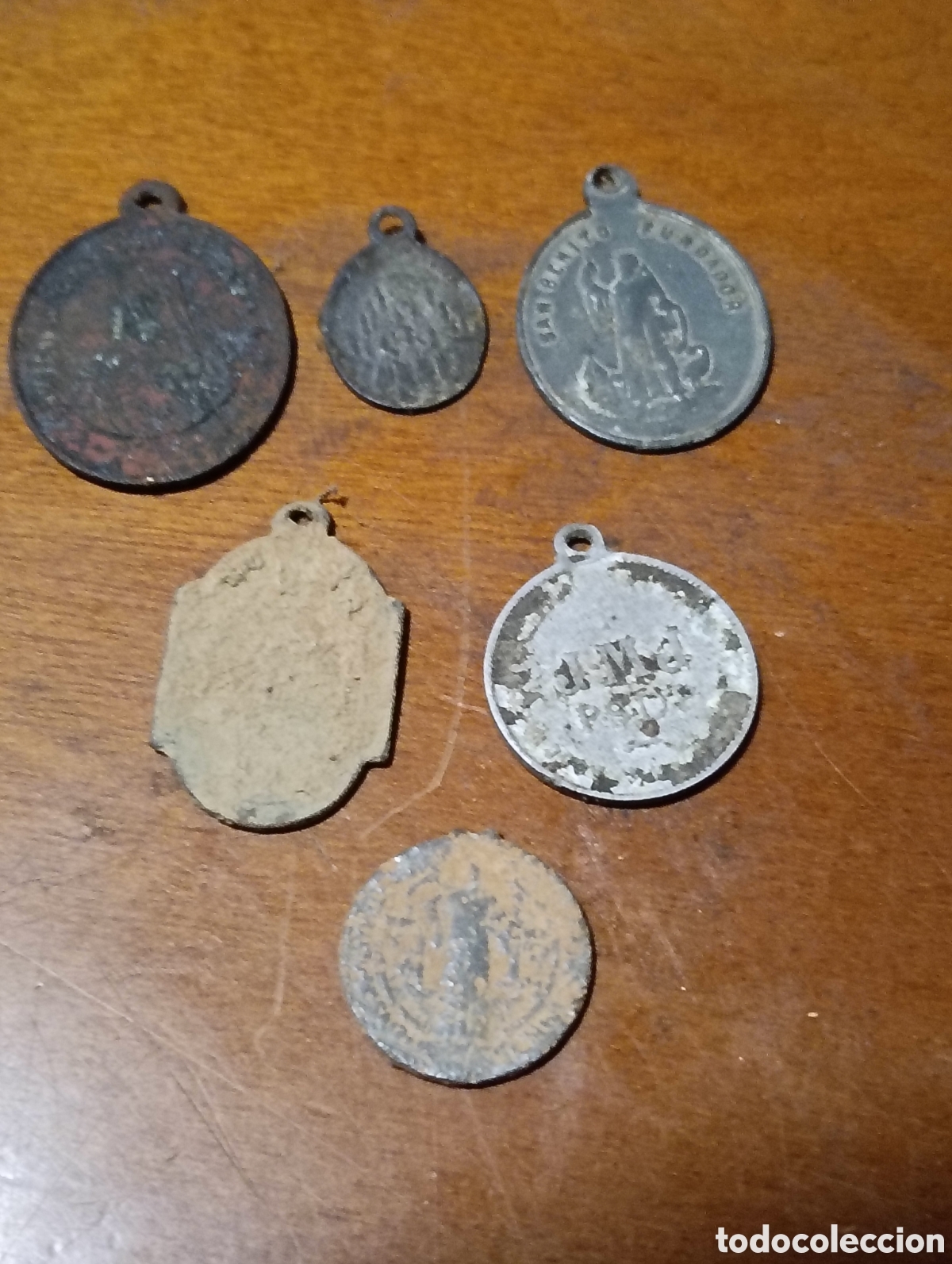 Antig&uuml;edades: Lote de 6 medallas corrientes - Foto 1