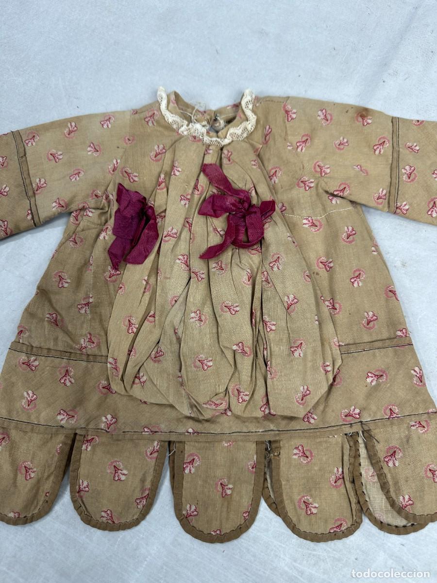 Antig&uuml;edades: Antigua bata o vestido de beb&eacute;. Percal - Foto 1