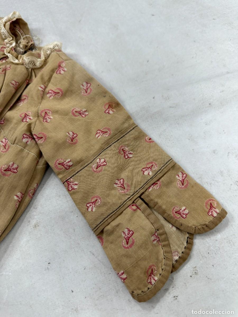 Antig&uuml;edades: Antigua bata o vestido de beb&eacute;. Percal - Foto 3