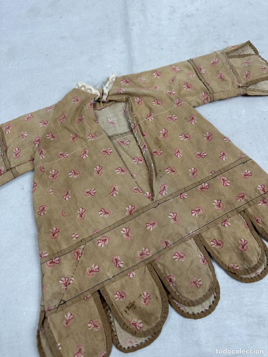 Antig&uuml;edades: Antigua bata o vestido de beb&eacute;. Percal - Foto 8
