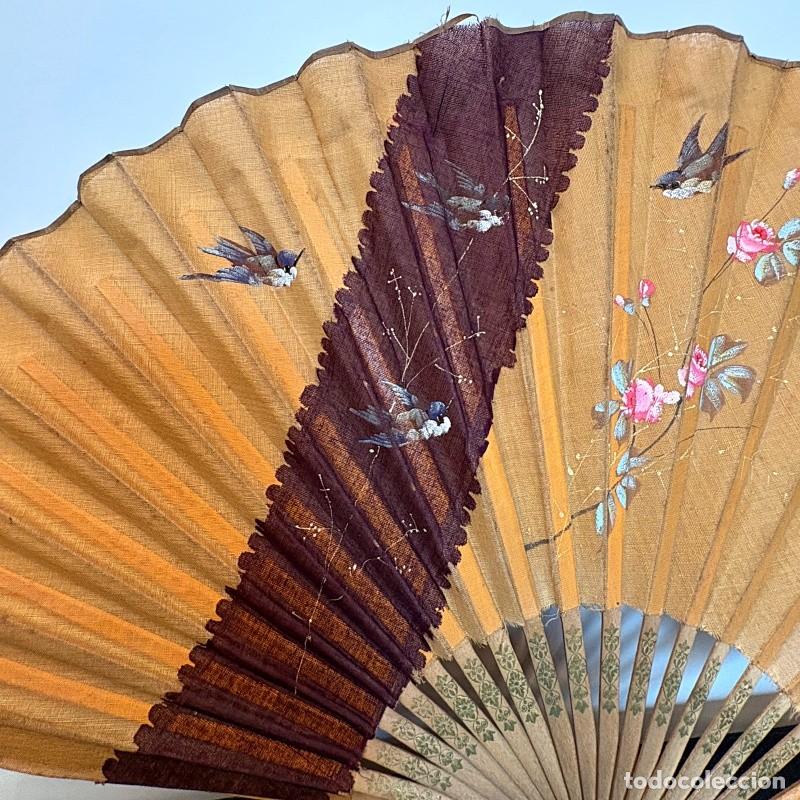 Antig&uuml;edades: Antiguo Abanico Oriental - Foto 3