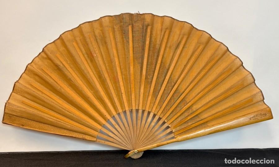 Antig&uuml;edades: Antiguo Abanico Oriental - Foto 5