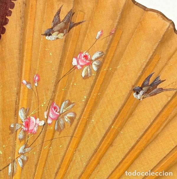 Antig&uuml;edades: Antiguo Abanico Oriental - Foto 7