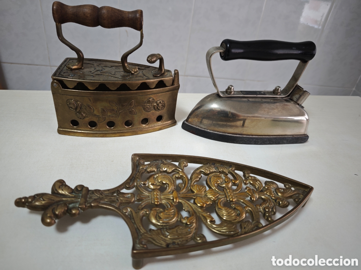 Antig&uuml;edades: PLANCHAS ANTIGUAS Y POSA PLANCHAS - Foto 4
