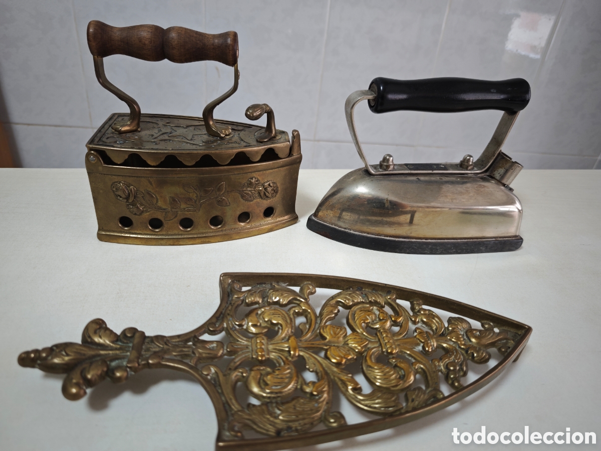 Antig&uuml;edades: PLANCHAS ANTIGUAS Y POSA PLANCHAS - Foto 5