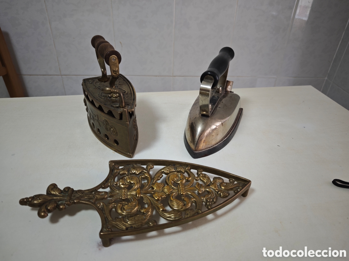 Antig&uuml;edades: PLANCHAS ANTIGUAS Y POSA PLANCHAS - Foto 7