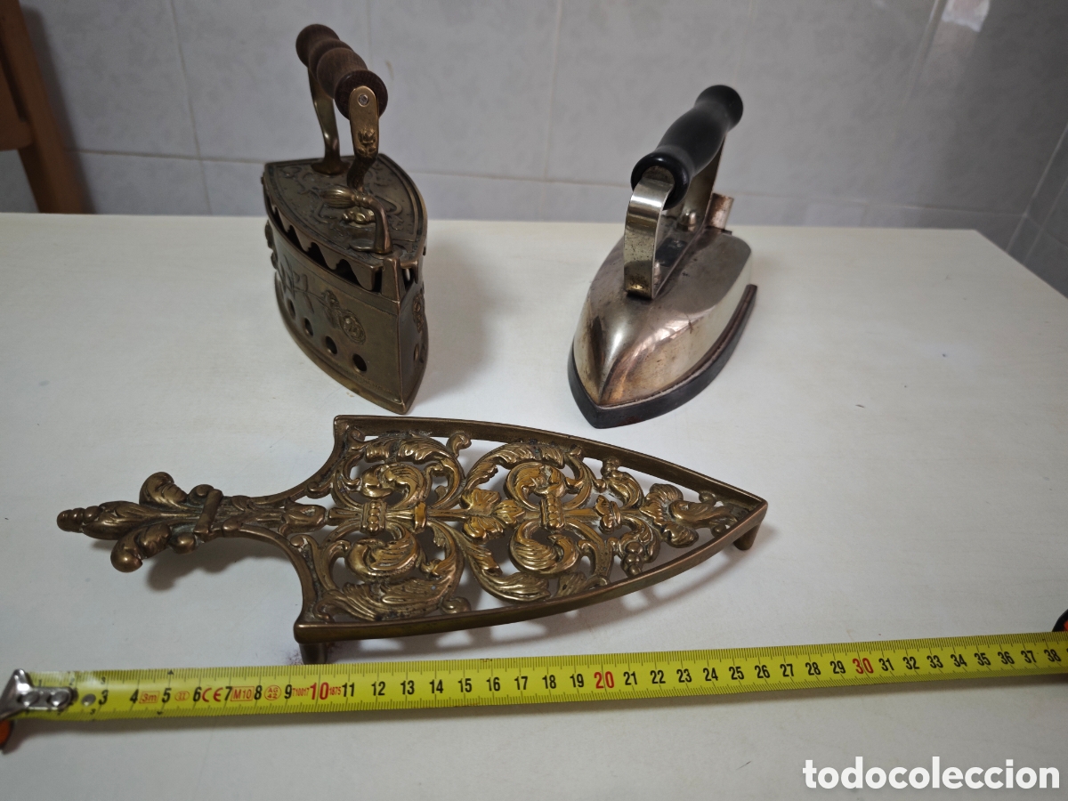 Antig&uuml;edades: PLANCHAS ANTIGUAS Y POSA PLANCHAS - Foto 12
