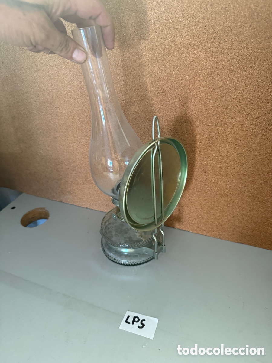 Antig&uuml;edades: Antigua l&aacute;mpara de aceite - Foto 3