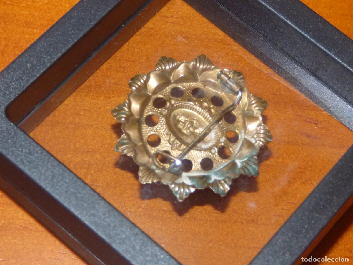 Antig&uuml;edades: Antiguo broche,de la virgen del Pilar. - Foto 2