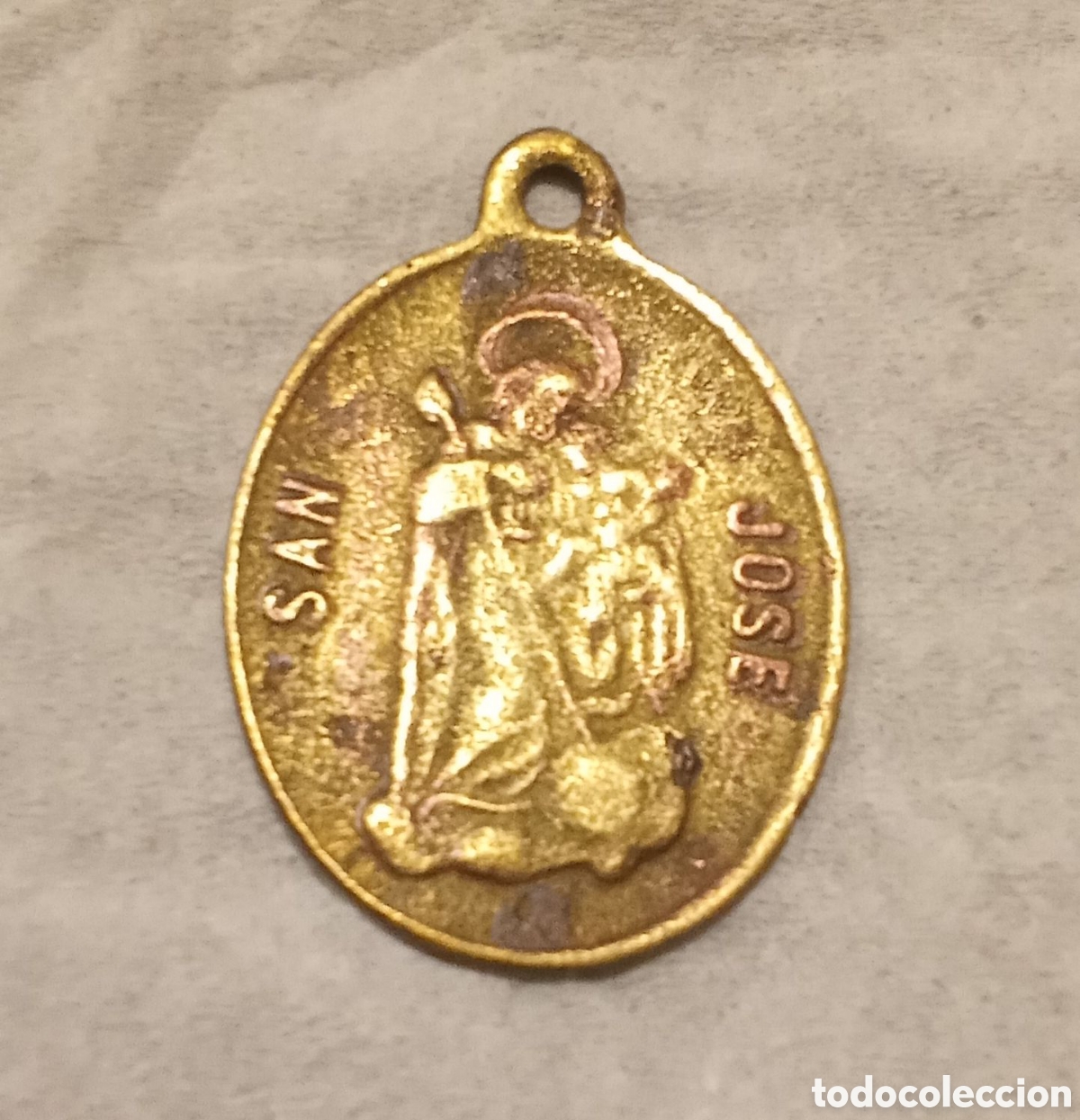 Antig&uuml;edades: MEDALLA DE BRONCE DE SAN JOS&Eacute; - Foto 1