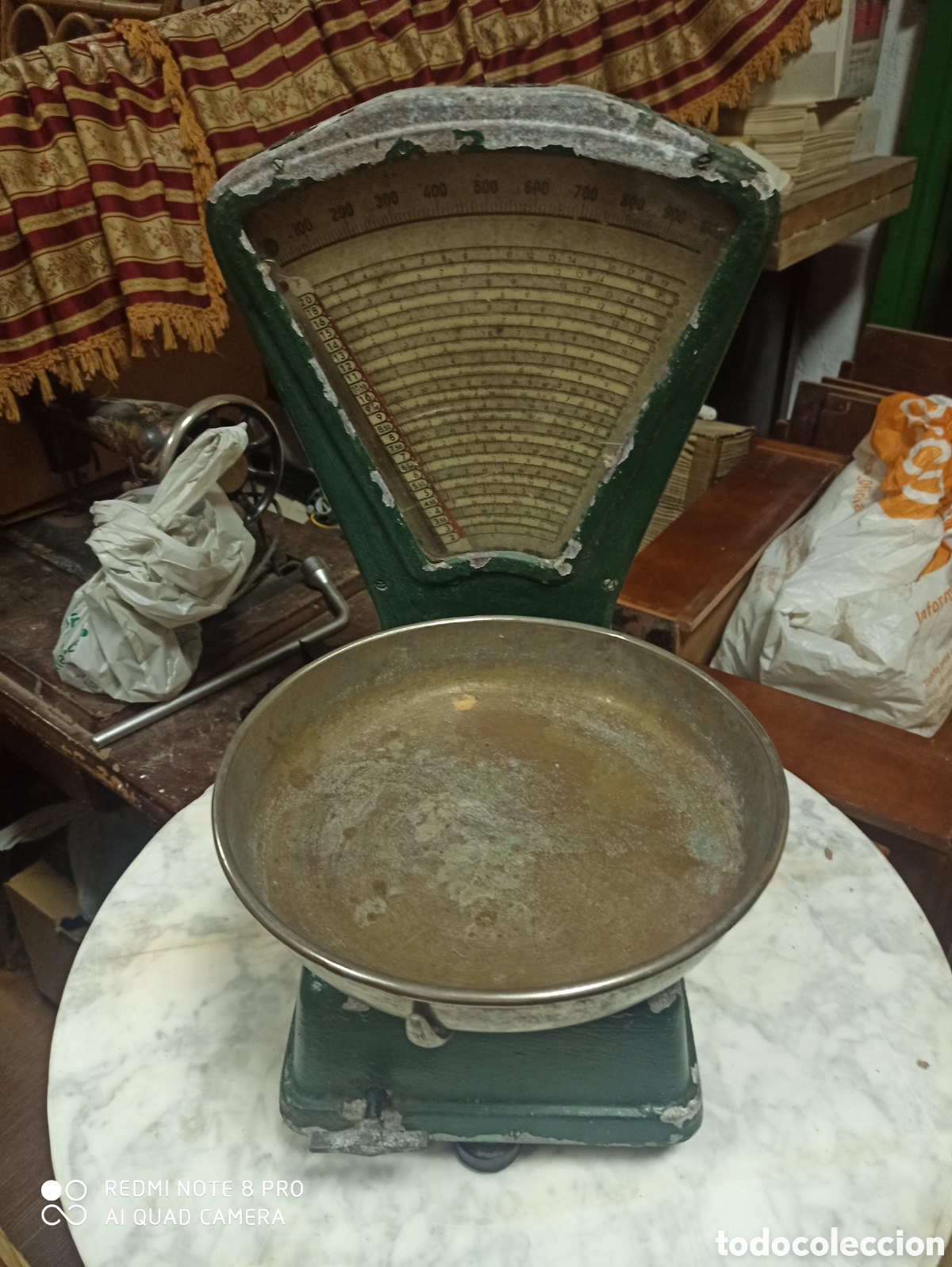 Antig&uuml;edades: B&aacute;scula marca mobba antigua - Foto 1