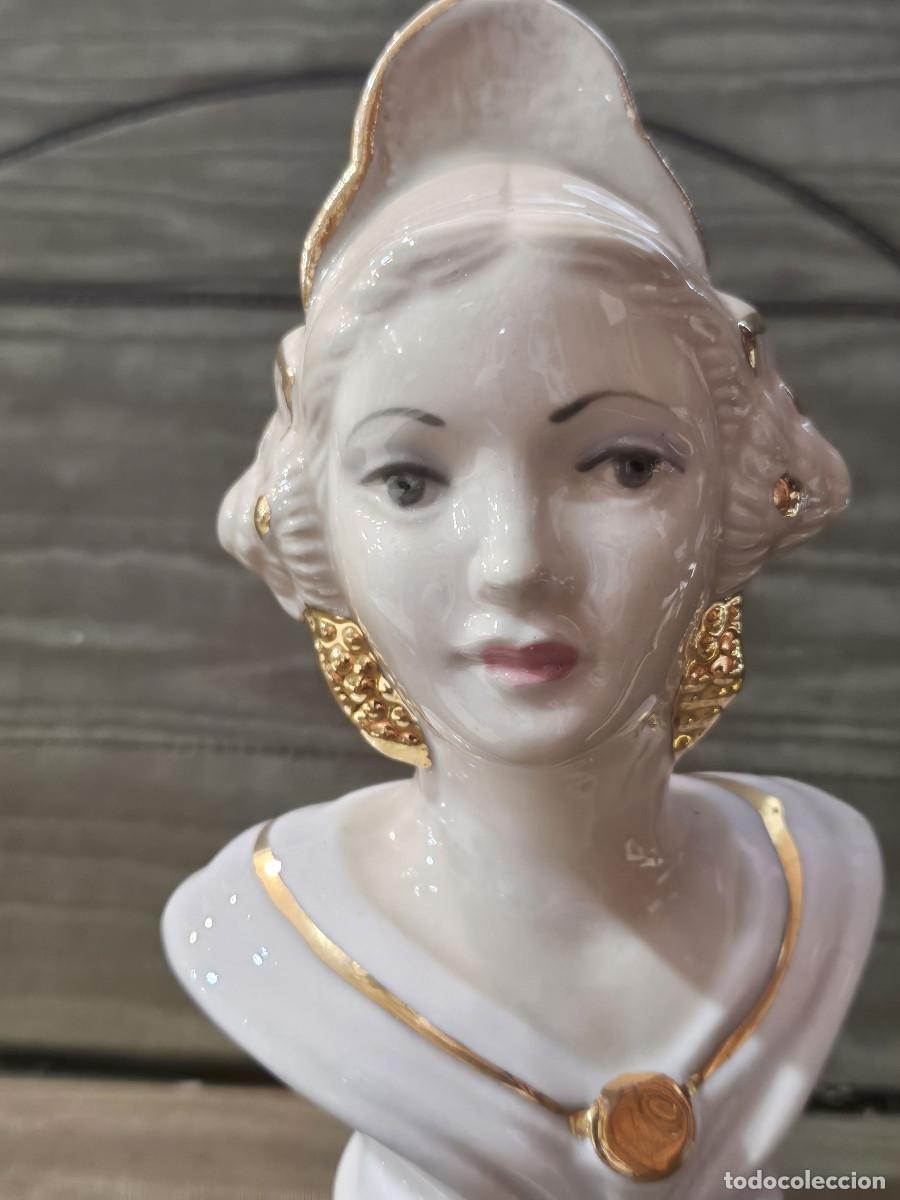 Antig&uuml;edades: busto de porcelana antigua - Foto 2