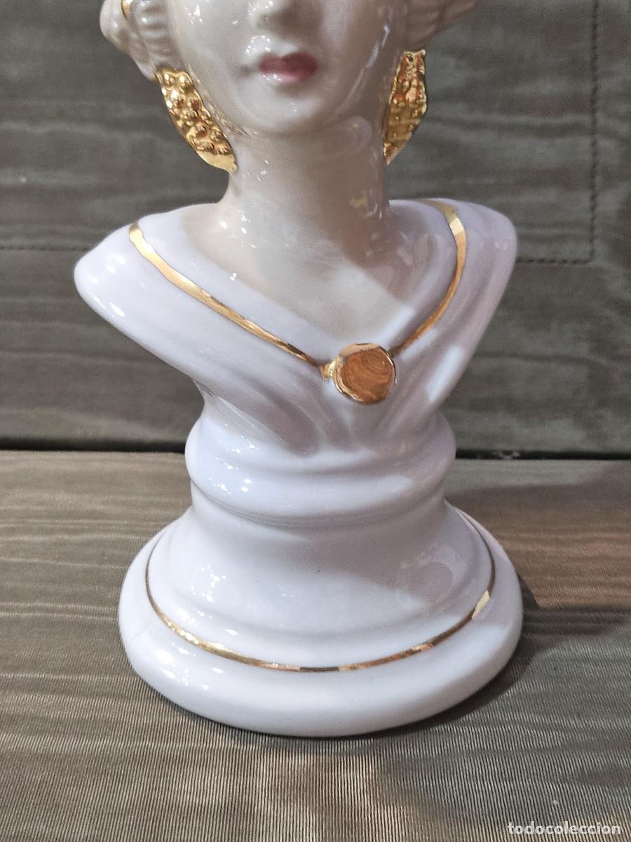 Antig&uuml;edades: busto de porcelana antigua - Foto 3
