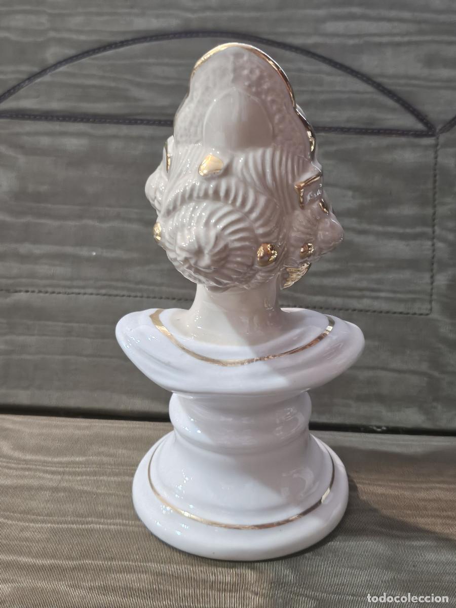 Antig&uuml;edades: busto de porcelana antigua - Foto 4