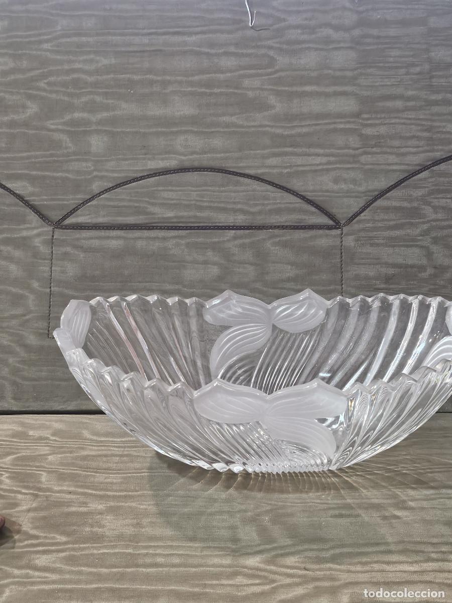 Antig&uuml;edades: cenro de mesa de cristal antiguo - Foto 1
