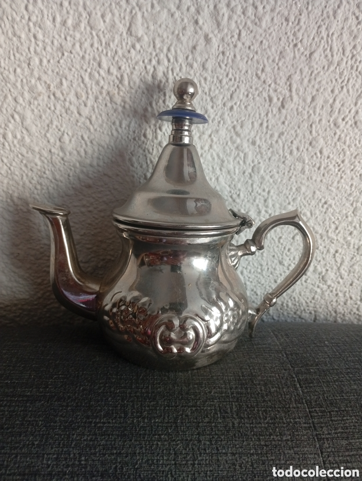 Antig&uuml;edades: TETERA ANTIGUA ARABE FATIMA PLATEADA - Foto 1