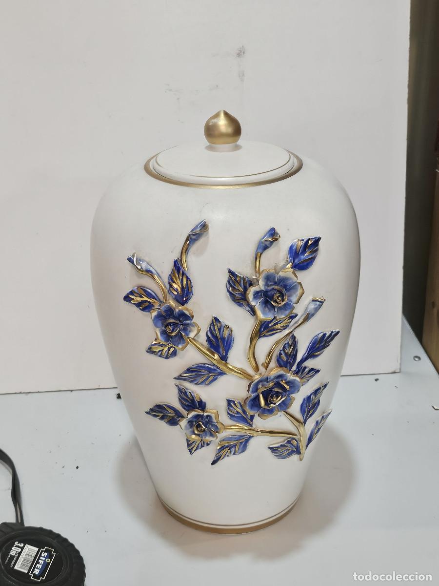 Antig&uuml;edades: jarron grande de ceramica - Foto 1