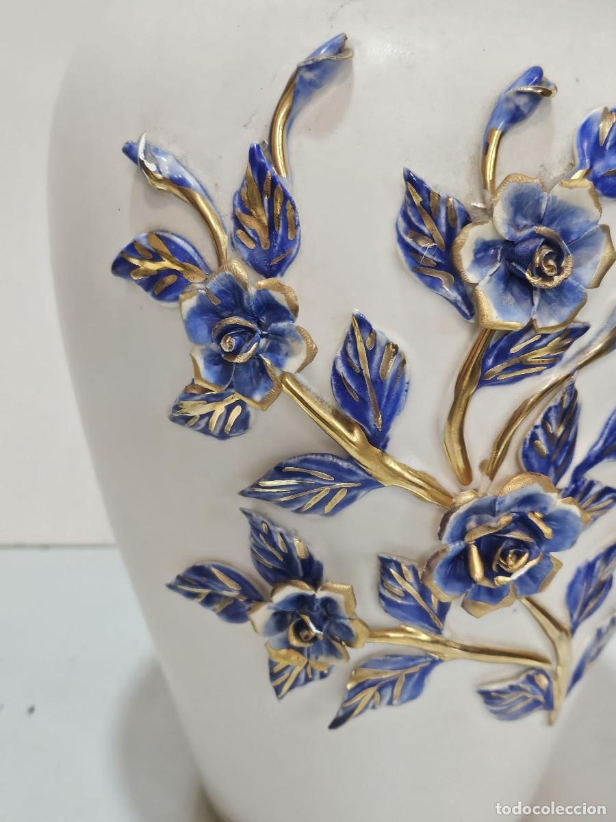 Antig&uuml;edades: jarron grande de ceramica - Foto 4