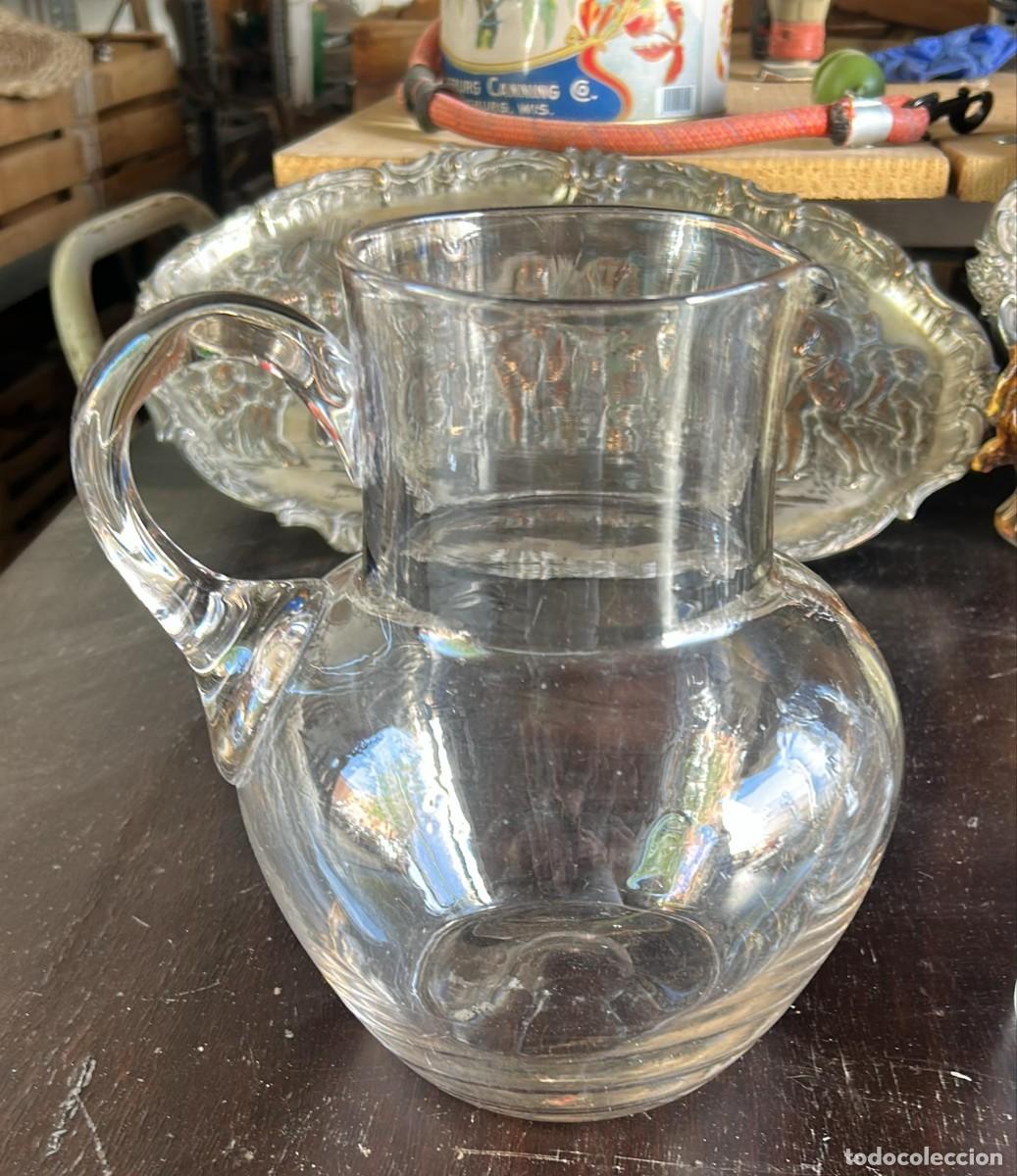 Antig&uuml;edades: JARRA DE CRISTAL DE 22 CMS. - Foto 1