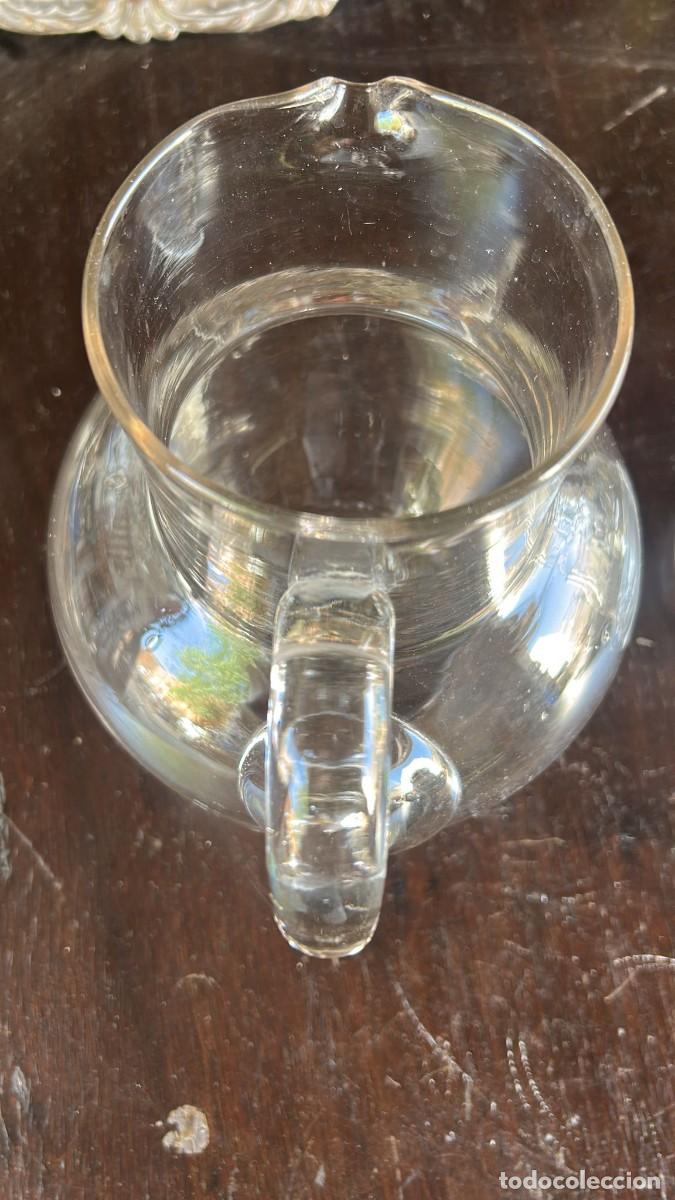 Antig&uuml;edades: JARRA DE CRISTAL DE 22 CMS. - Foto 2