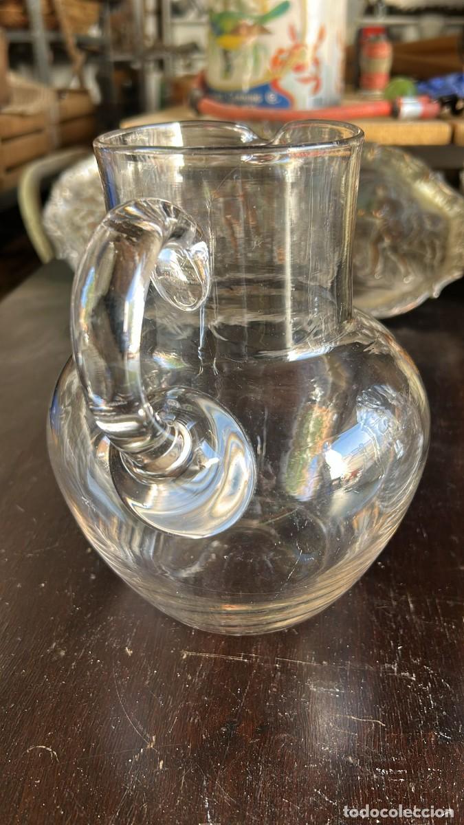 Antig&uuml;edades: JARRA DE CRISTAL DE 22 CMS. - Foto 3
