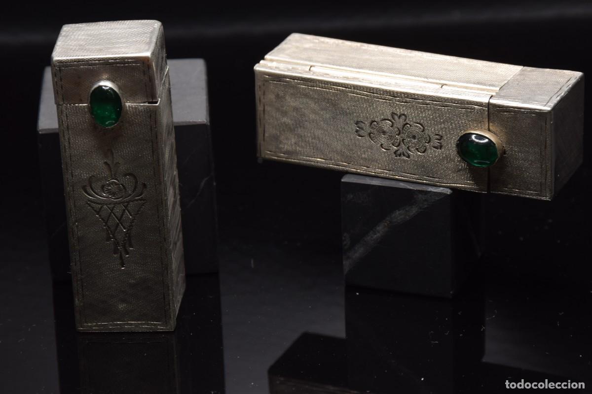 Antig&uuml;edades: 2 pintalabios en plata - Foto 4