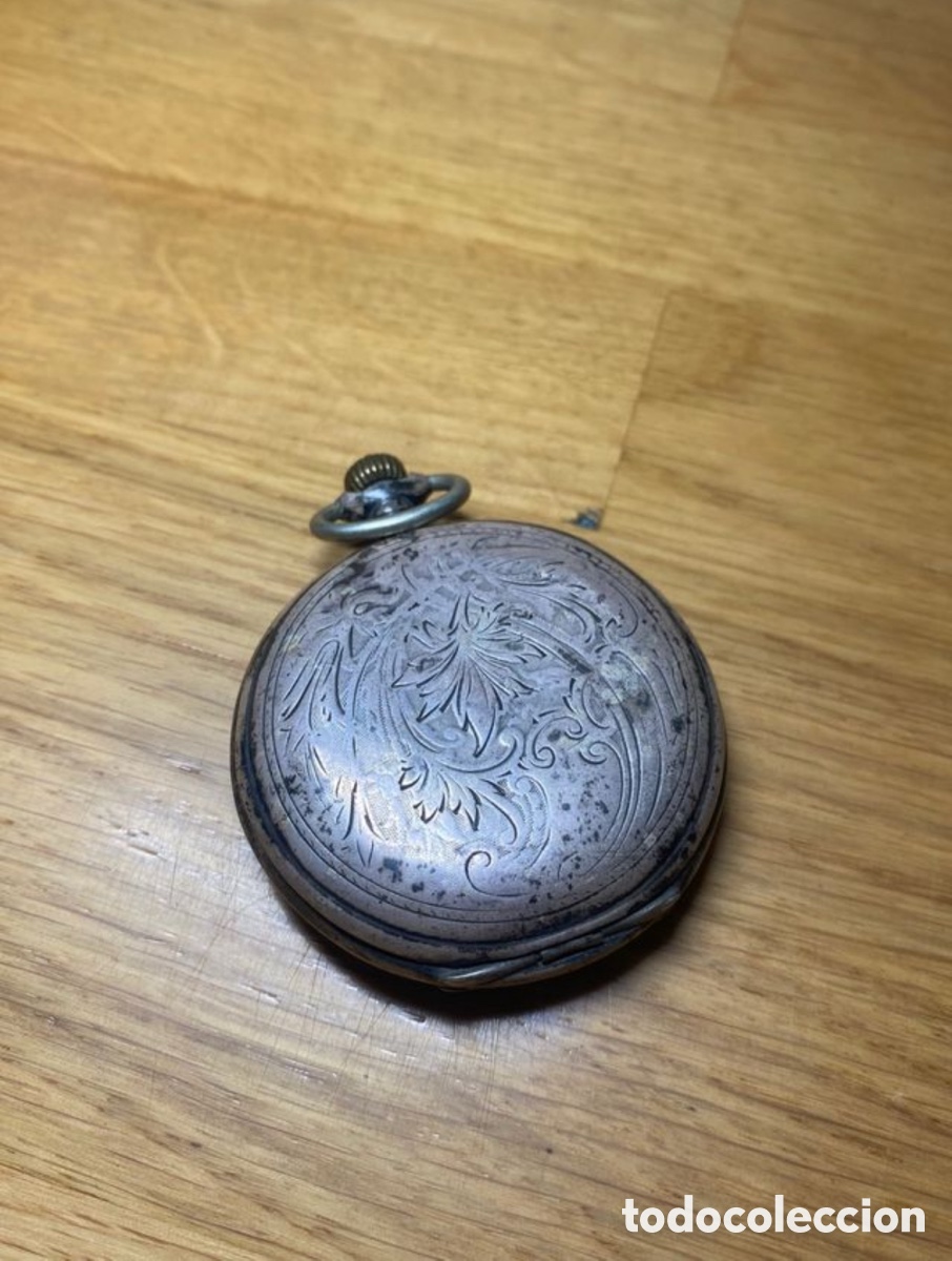 Antig&uuml;edades: Reloj Longines de plata - Foto 3