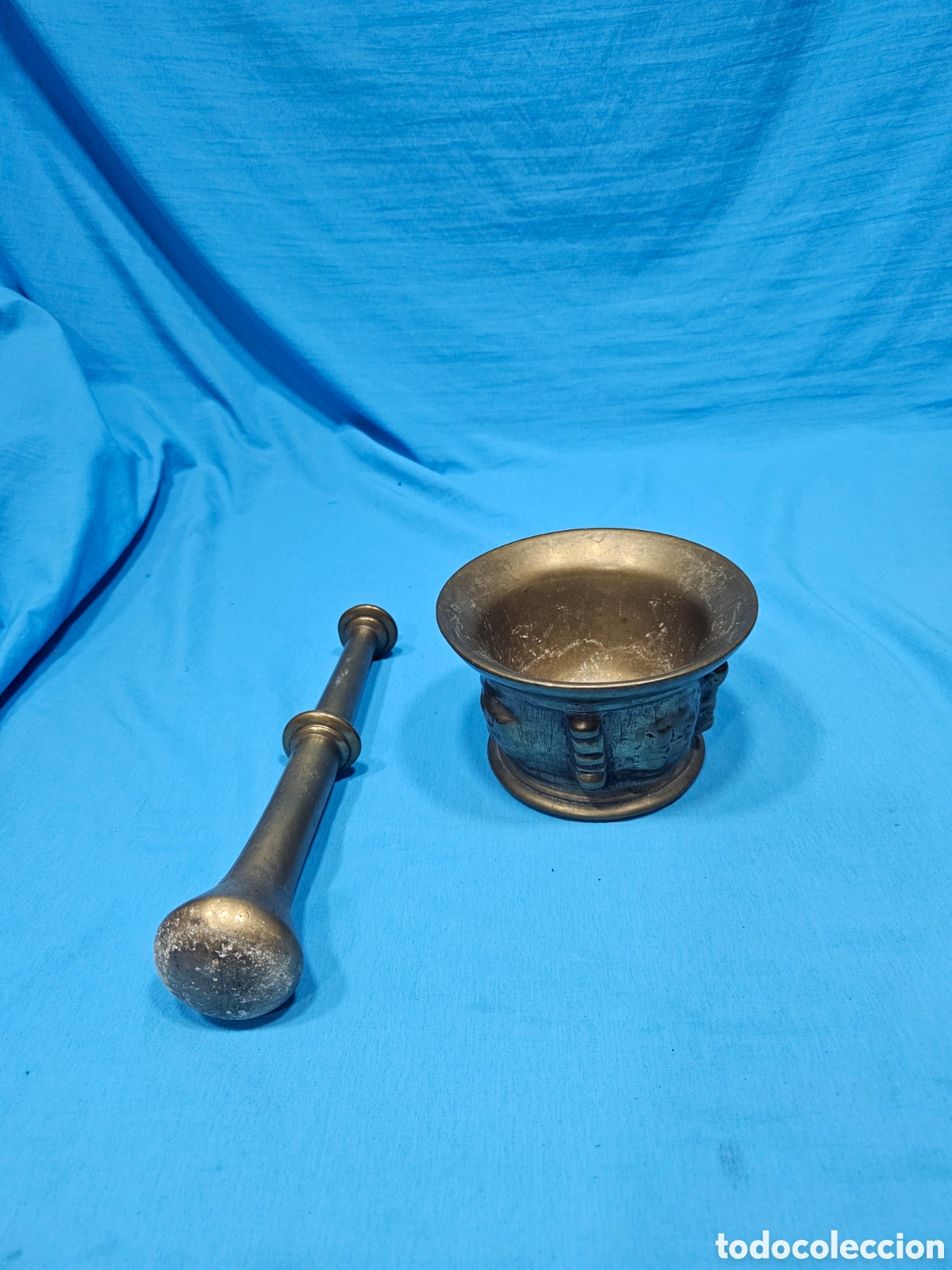 Antig&uuml;edades: MORTERO, ALMIREZ DE BRONCE CON LA MAZA - Foto 2