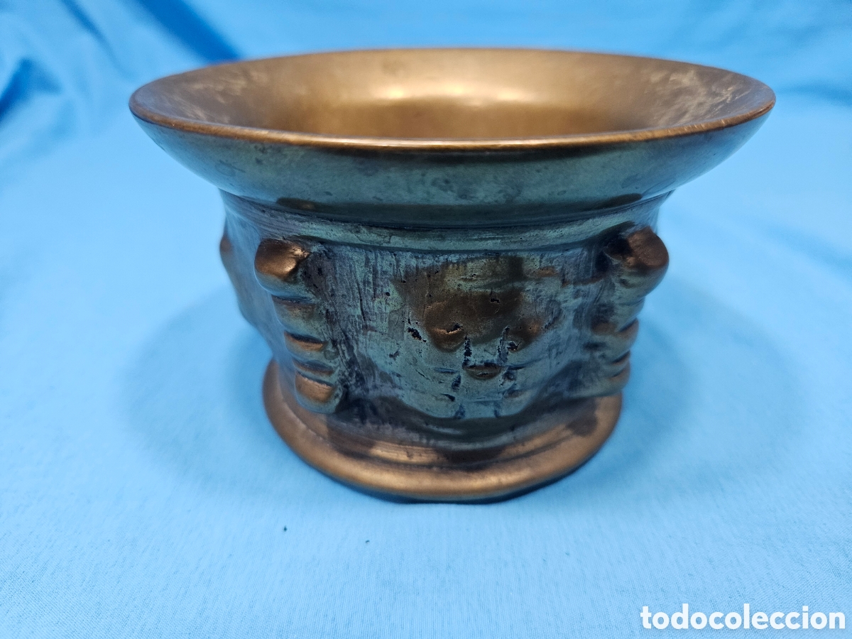 Antig&uuml;edades: MORTERO, ALMIREZ DE BRONCE CON LA MAZA - Foto 6