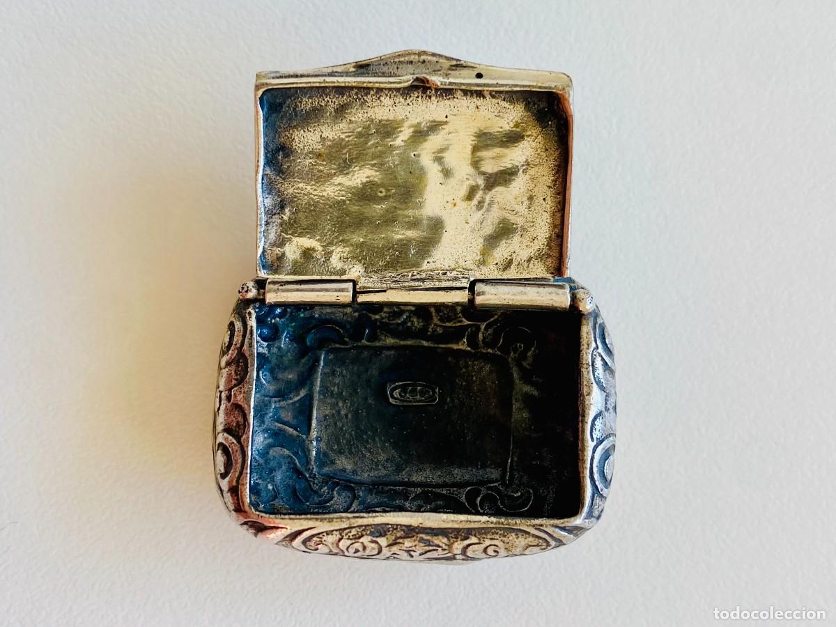 Antig&uuml;edades: pastillero plata 800 - Foto 2