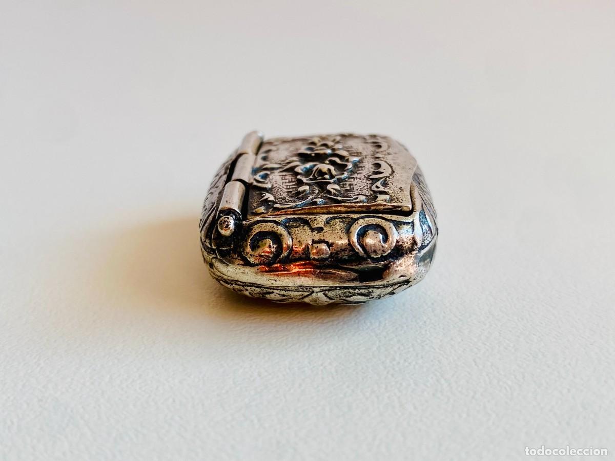 Antig&uuml;edades: pastillero plata 800 - Foto 5