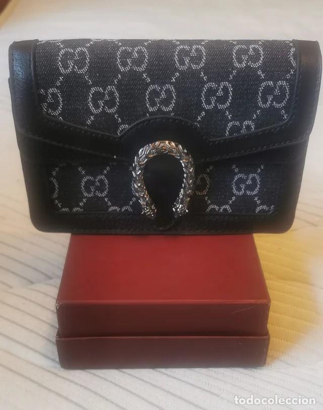 Antig&uuml;edades: Bolsos de mano Gucci Negro de en Denim - Foto 4