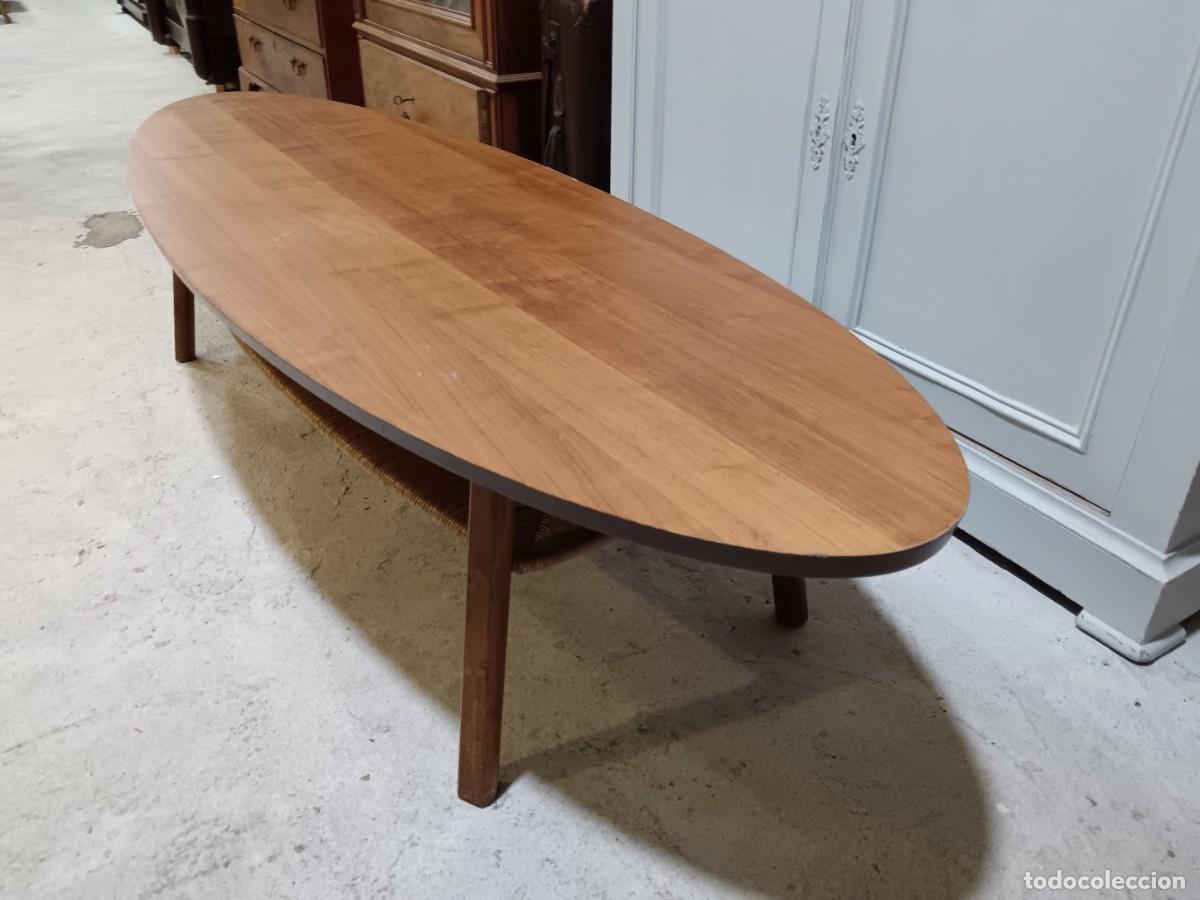 Antig&uuml;edades: MESA BAJA DE MADERA A&Ntilde;OS 50 - Foto 12