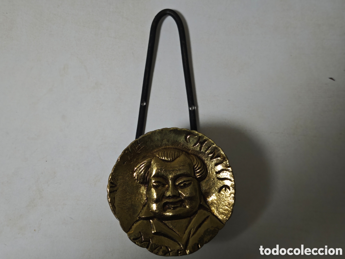 Antig&uuml;edades: PERCHERO ANTIGUO BRONCE HIERRO FUNDIDO - Foto 2