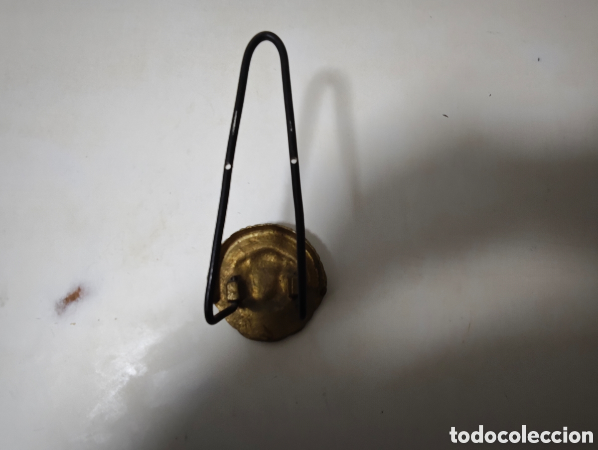 Antig&uuml;edades: PERCHERO ANTIGUO BRONCE HIERRO FUNDIDO - Foto 3