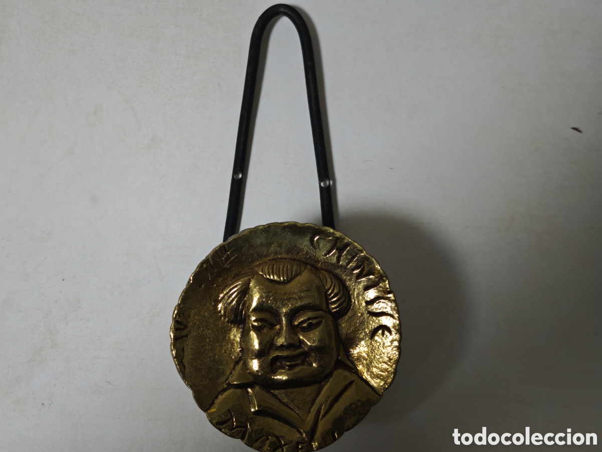 Antig&uuml;edades: PERCHERO ANTIGUO BRONCE HIERRO FUNDIDO - Foto 4