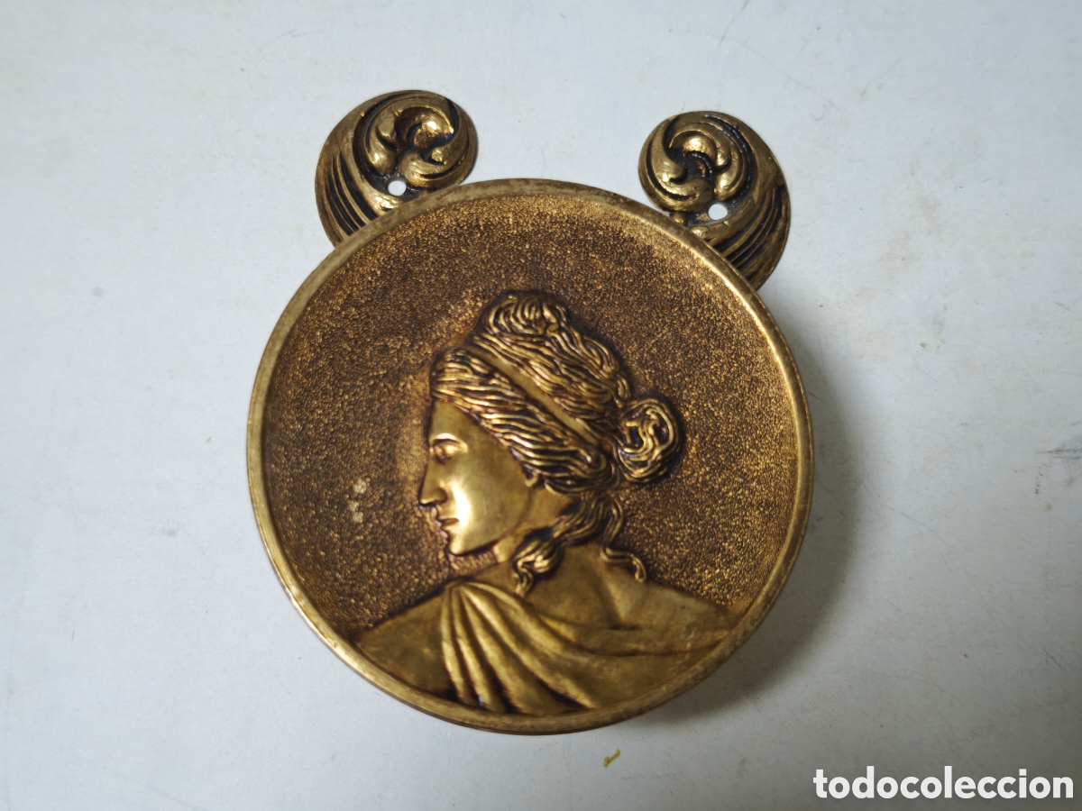 Antig&uuml;edades: PERCHERO ANTIGUO DE LUJO BRONCE - Foto 3