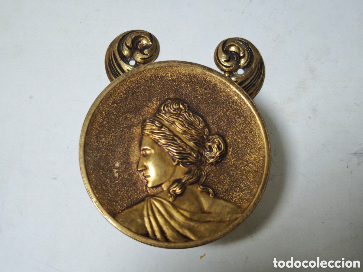 Antig&uuml;edades: PERCHERO ANTIGUO DE LUJO BRONCE - Foto 4