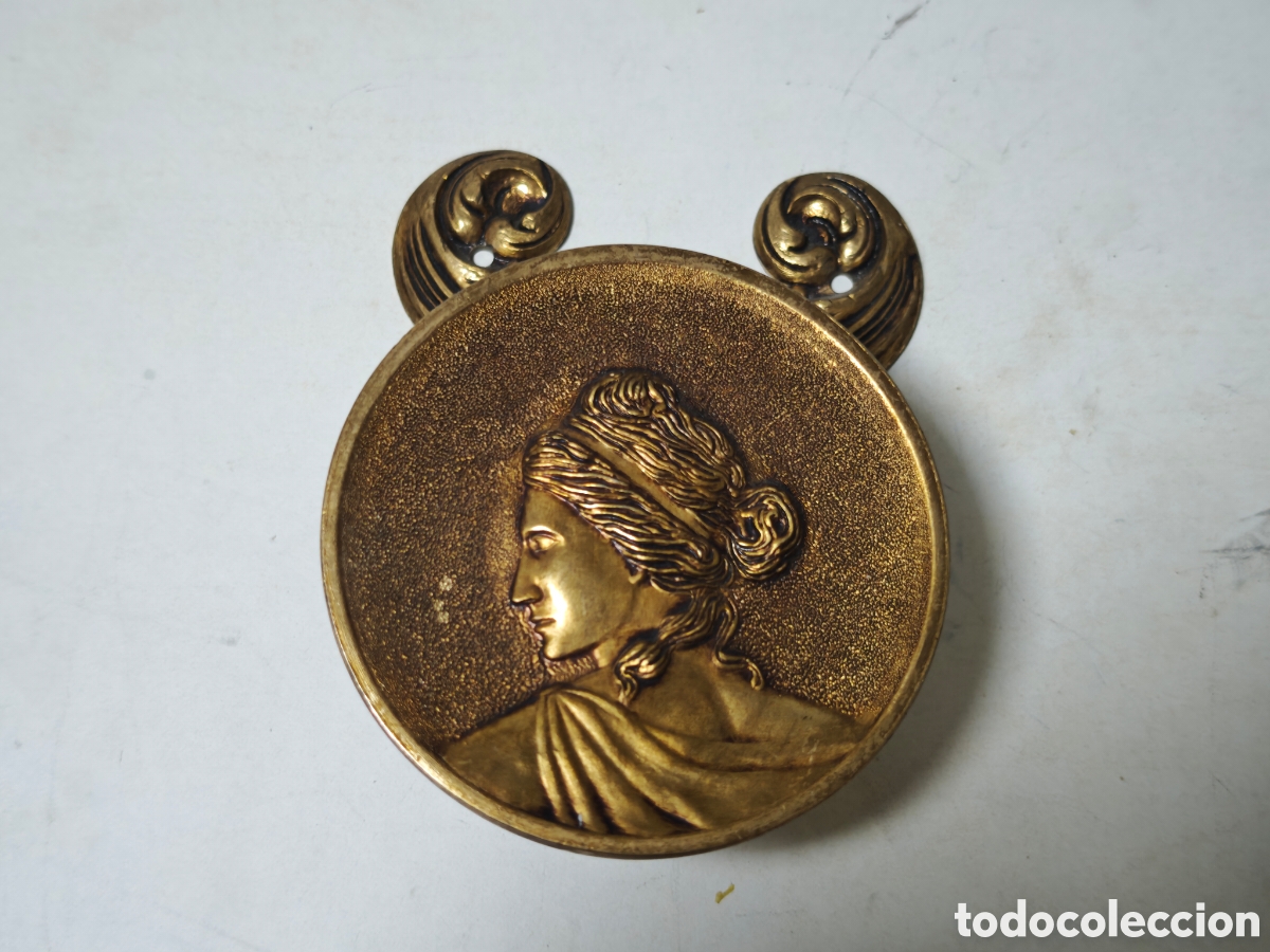 Antig&uuml;edades: PERCHERO ANTIGUO DE LUJO BRONCE - Foto 5