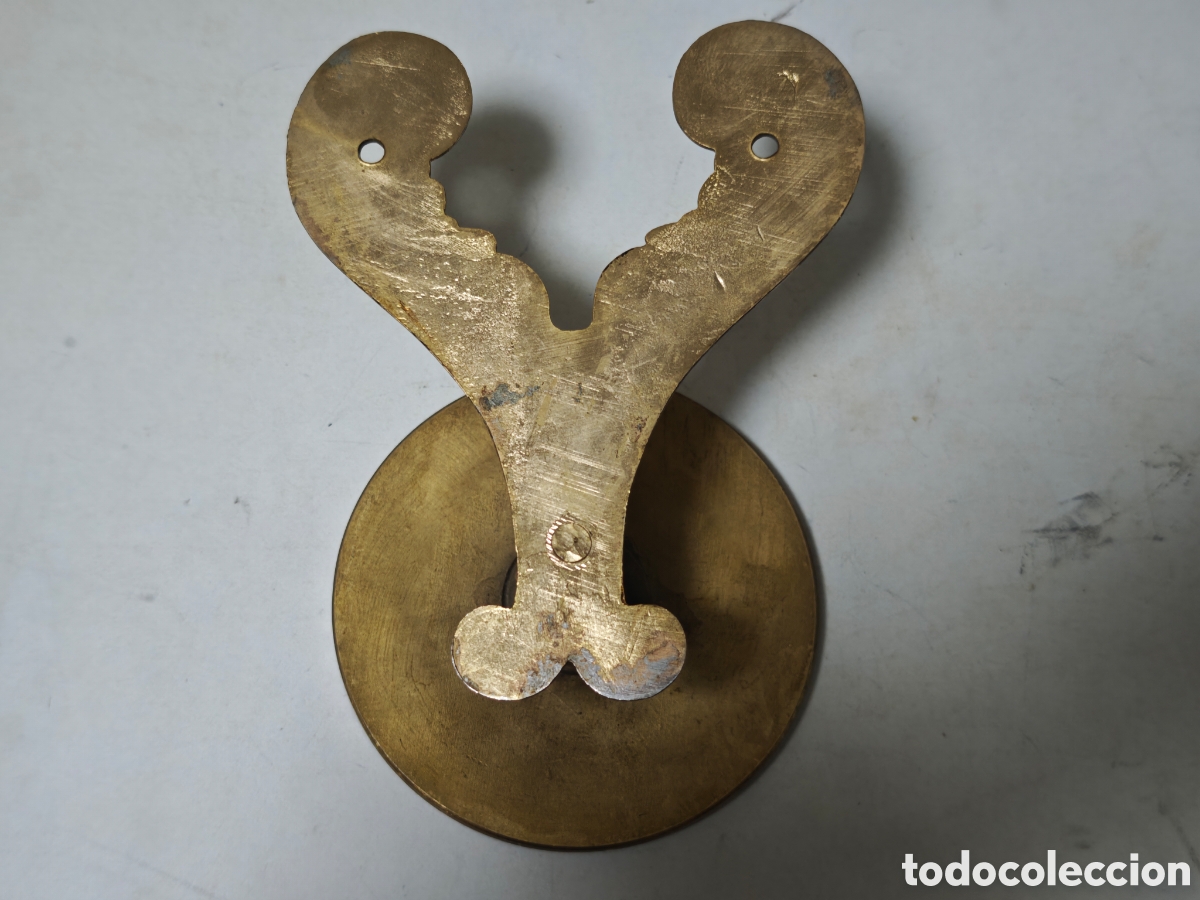Antig&uuml;edades: PERCHERO ANTIGUO DE LUJO BRONCE - Foto 7