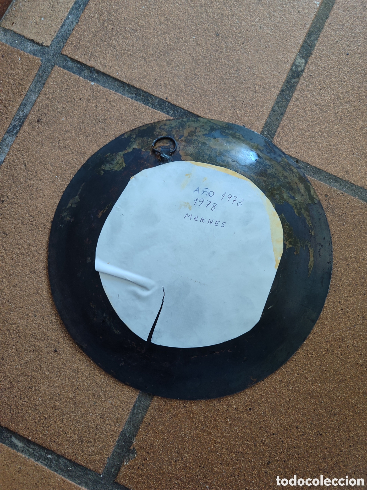 Antig&uuml;edades: Plato &aacute;rabe hierro inscripciones - Foto 3