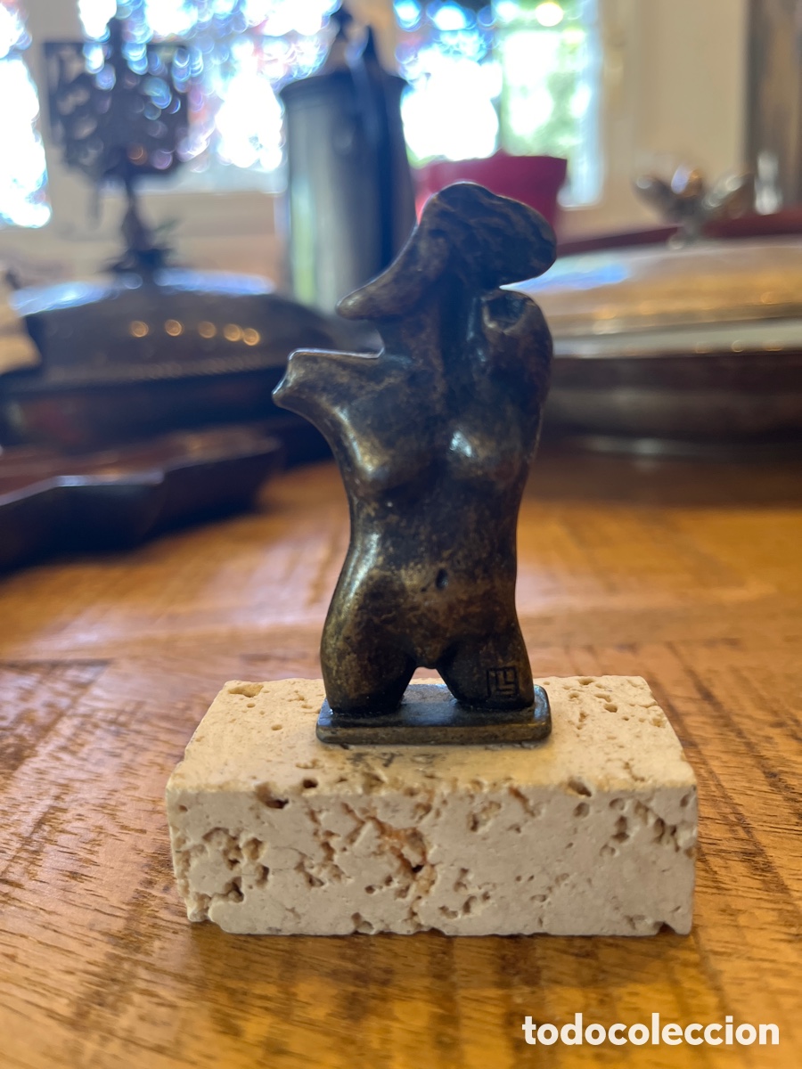 Antiques: Escultura en bronce Lluis Llongueras