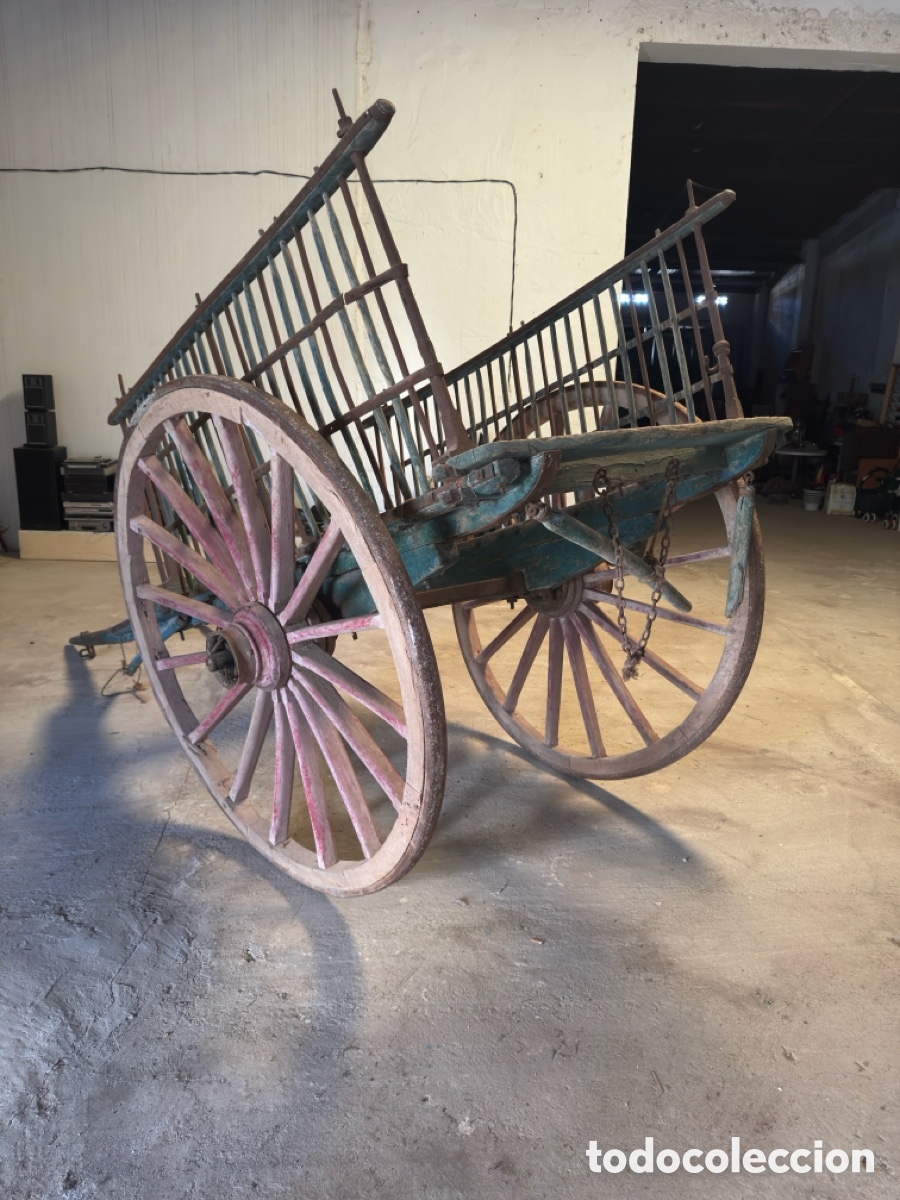 Antig&uuml;edades: CARRUAJE O CARRO DE BARAS- - Foto 3