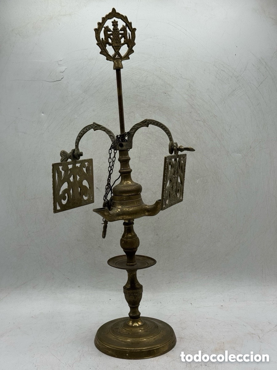 Antig&uuml;edades: Antiguo vel&oacute;n de bronce - Foto 4