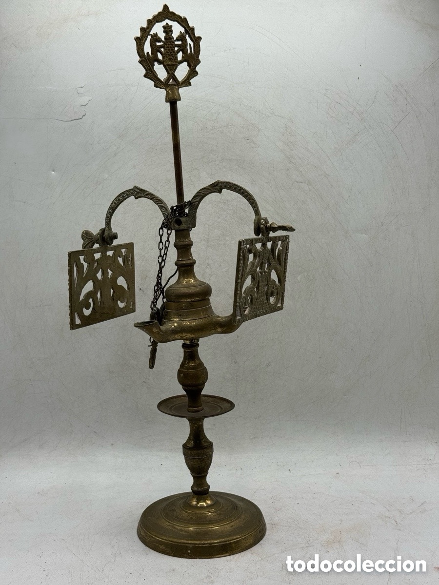 Antig&uuml;edades: Antiguo vel&oacute;n de bronce - Foto 6